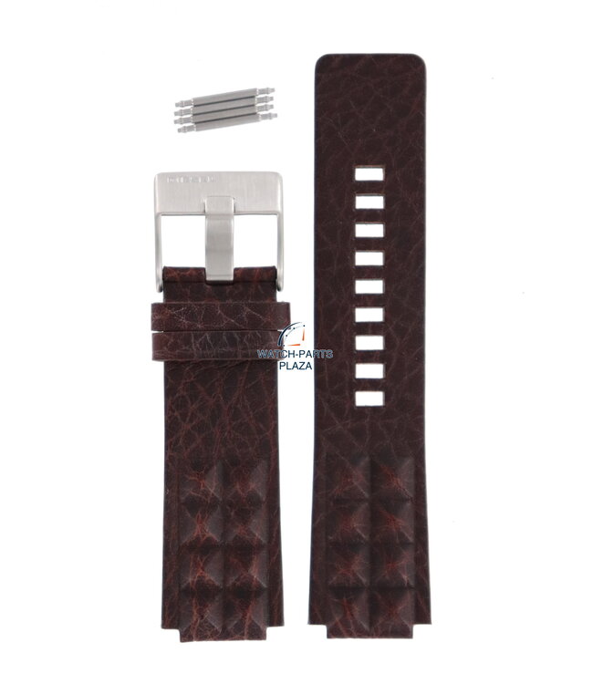 Watch Band Diesel DZ1105 brown leather strap 18mm original