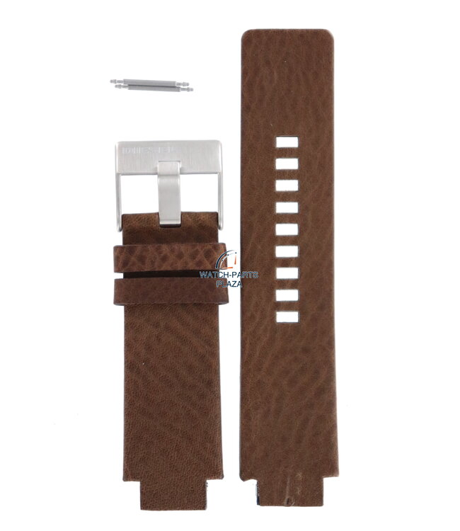 Banda de reloj Diesel Cliffhanger DZ1090 / DZ1123 correa de cuero marrón 18 mm genuino