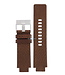 Banda de reloj Diesel Cliffhanger DZ1090 / DZ1123 correa de cuero marrón 18 mm genuino