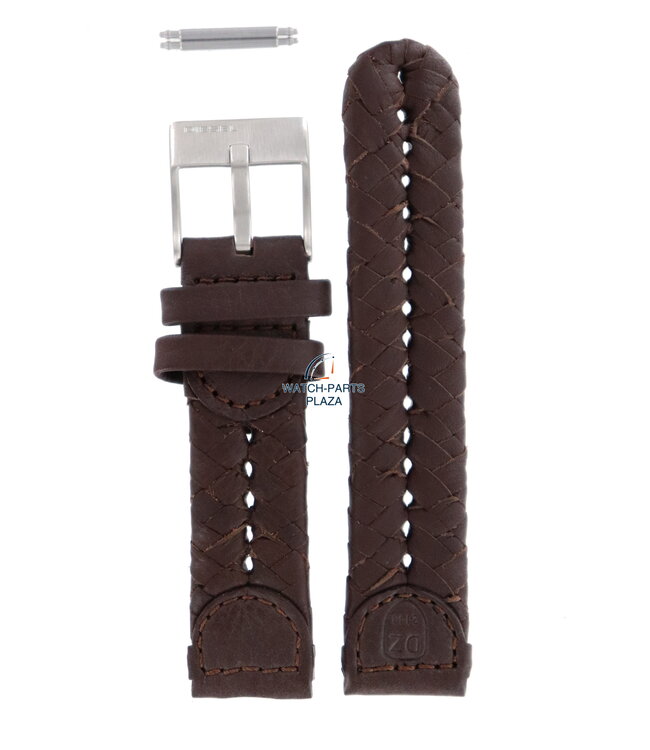 Cinturino orologio Diesel DZ2148 cinturino in pelle marrone scuro 20mm originale