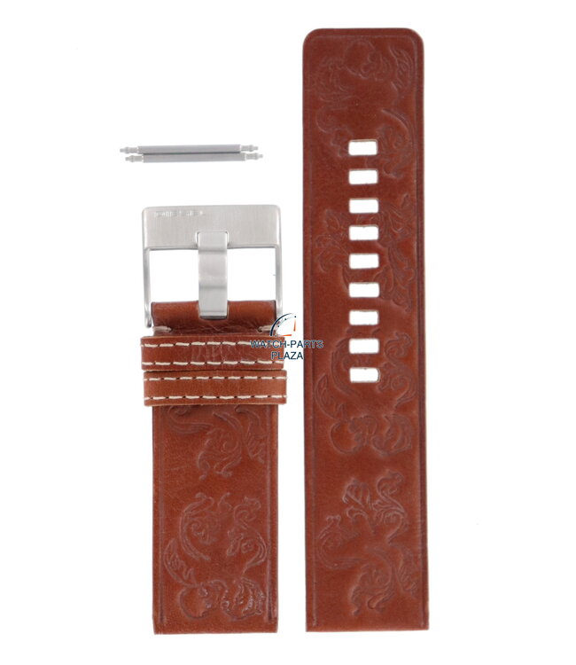 Watch Band Diesel DZ2137 light brown leather strap 26mm original