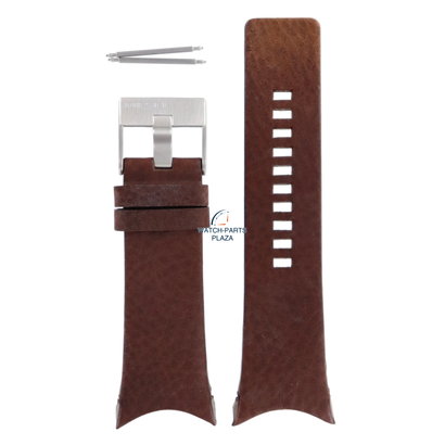 Diesel Horlogeband Diesel DZ1153 bruin lederen band 32mm origineel