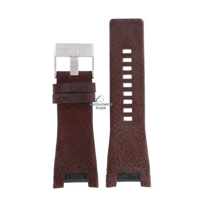 Diesel Horlogeband Diesel DZ1273 bruin lederen band 32mm Bugout origineel