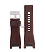 Watch Band Diesel DZ1273 brown leather strap 32mm Bugout original