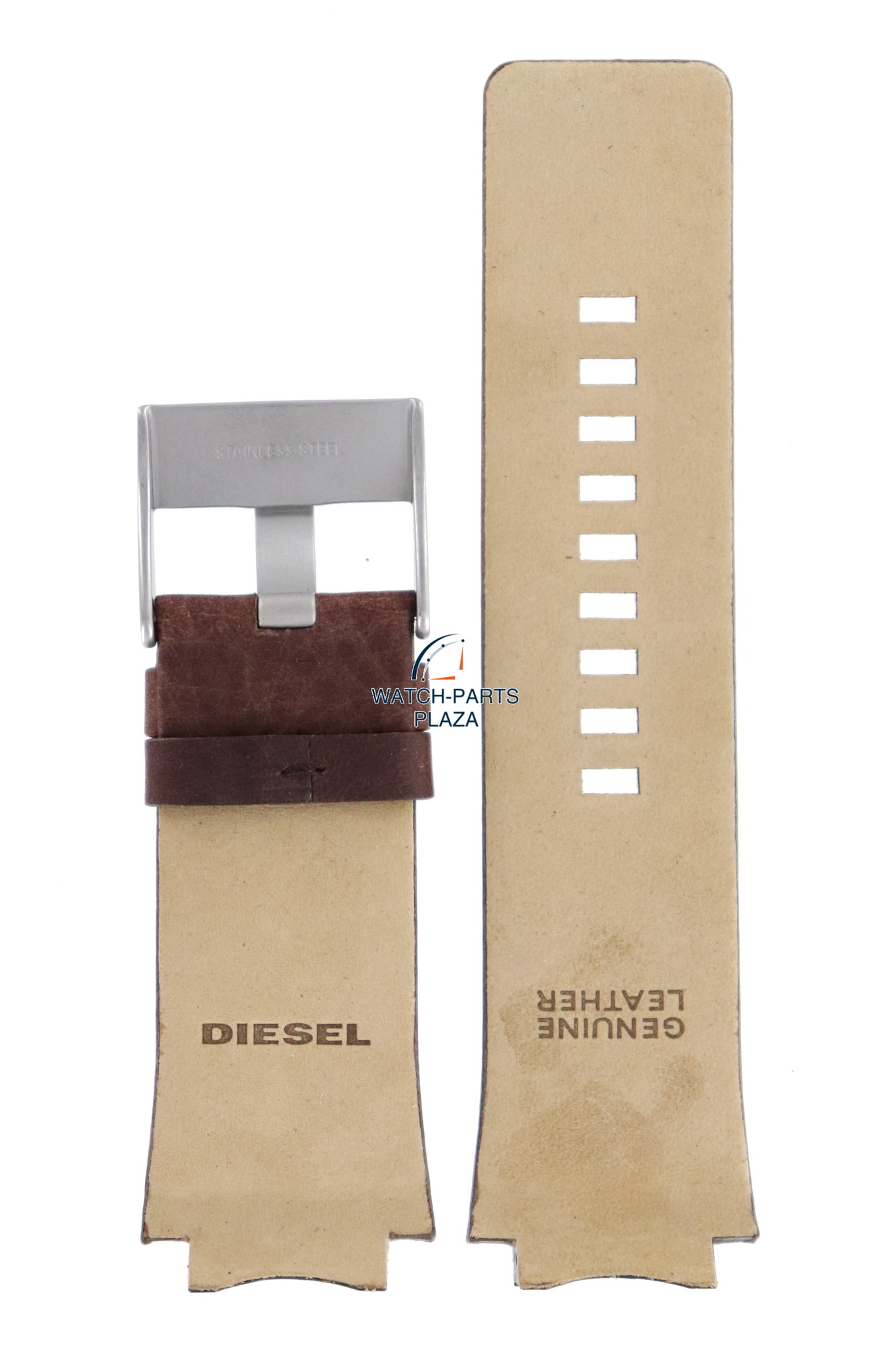 Bracelet De Montre En Cuir Marron 14 Mm - Neuf Sans étiquette - Remplacement Universel