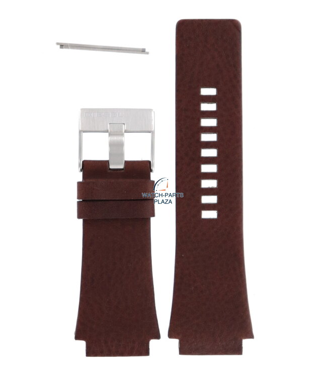 Banda de reloj Diesel DZ1132 Cliffhanger Correa de cuero marrón grande 24 mm original