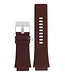 Faixa de Relógio Diesel DZ1132 Cliffhanger Grande pulseira de couro marrom 24mm original