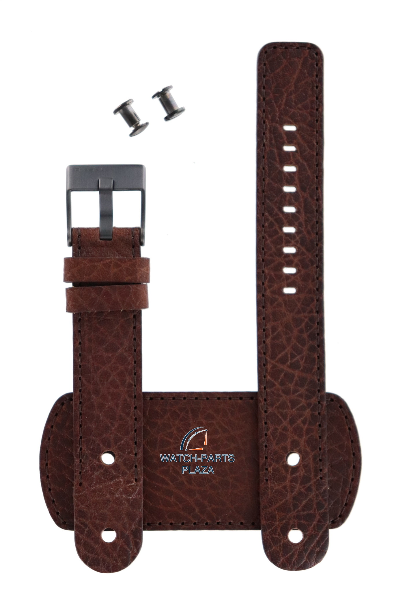Horlogeband voor Diesel DZ2080 bruin leer 20mm Watch Plaza
