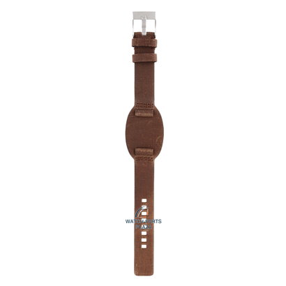 Diesel Watch Band Diesel DZ2034 brown genuine leather strap 18mm DZ-2034
