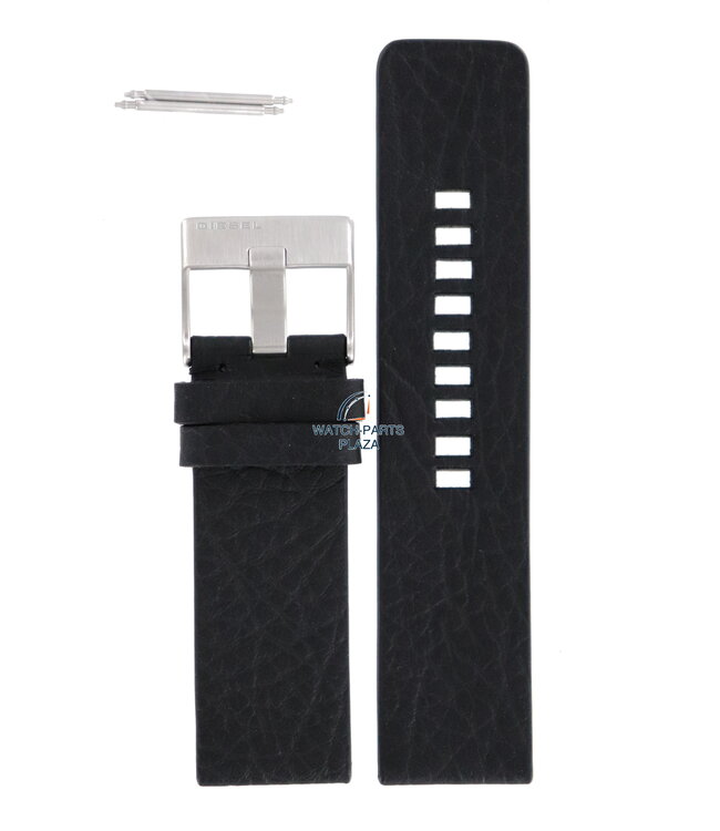 Watch Band Diesel DZ1055 black leather strap 26mm original