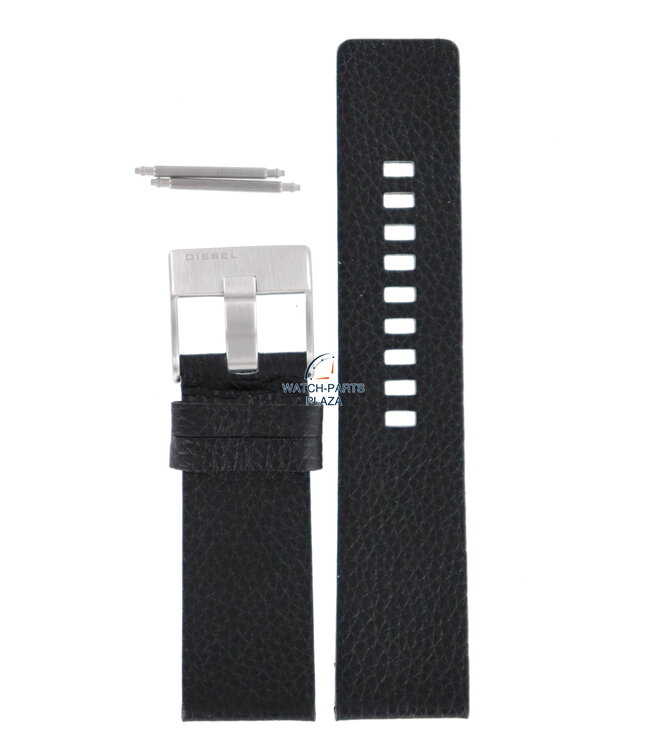 Watch Band Diesel DZ1147 black leather strap 25mm original