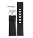 Diesel Bracelet de montre Diesel DZ-1117 en cuir noir 26 mm