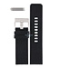 Watch Band Diesel DZ1024 black leather strap 26mm genuine replacement