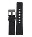 Cinturino orologio Diesel DZ1187 cinturino in pelle nera fibbia autentica nera 26mm