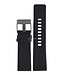 Watch Band Diesel DZ1187 black leather strap 26mm genuine black buckle