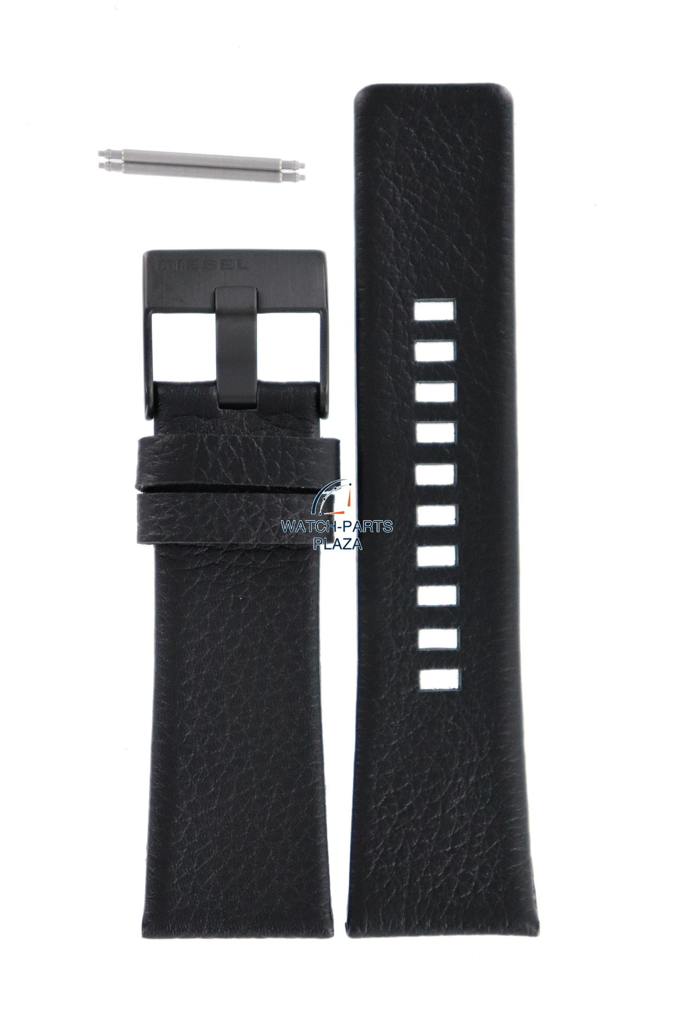 Watchband for Diesel DZ1657 black leather 27mm Master Chief - Watch ...