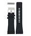 Watch Band Diesel DZ1115 / DZ1116 Barrel black leather strap 29mm original