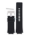 Watch Band Diesel DZ1109 black grain leather strap 20mm original