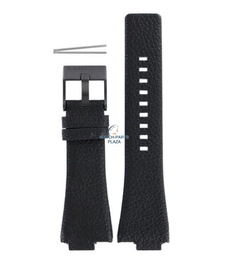 Diesel Diesel DZ-1102 watch band black leather 14 mm