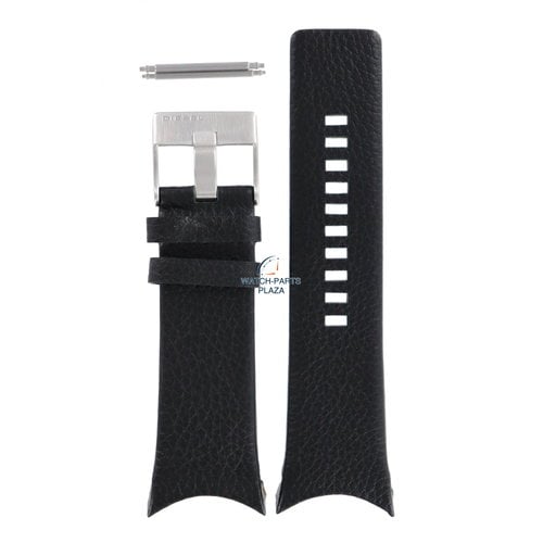 Diesel Diesel DZ-1152 horlogeband zwart leer 32 mm Diesel Diesel DZ-1152 horlogeband zwart leer 32 mm