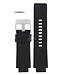 Horlogeband Diesel DZ1089 & DZ1091 & DZ1186 Cliffhanger zwart leren band 18mm