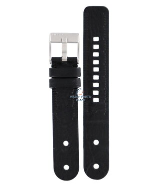 Diesel Diesel DZ-1013 watch band black leather 20 mm