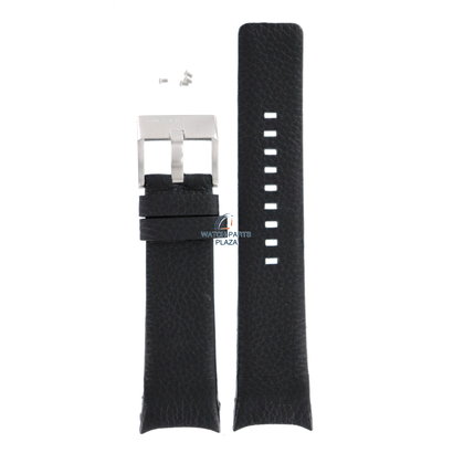 Diesel Horlogeband Diesel DZ1106 zwart lederen band 26 mm origineel