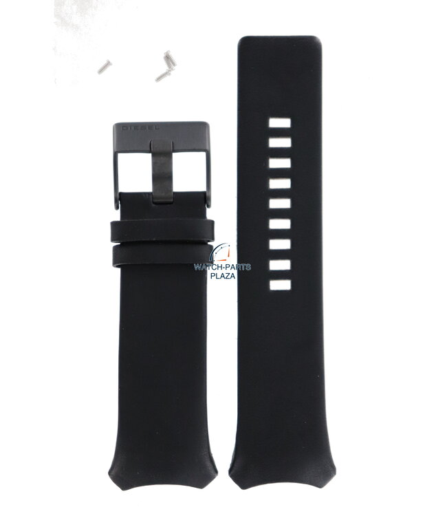 Watch Band Diesel DZ3034 black genuine leather strap 31mm original