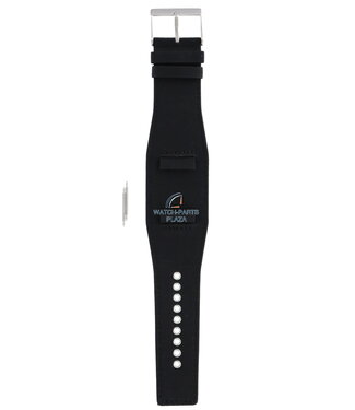 Diesel Bracelet de montre Diesel DZ-2048 en cuir noir 22 mm