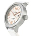 Reloj TW-Steel Marc Coblen TWMC44 correa de cuero blanco con caja de 50 mm