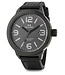 Montre pour homme TW-Steel Marc Coblen Bracelet TWMC53 noir et cuir - cadran gris foncé