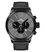 TW-Steel TW Steel TWMC18 chronograph watch black with black leather strap