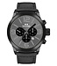 TW-Steel TW Steel TWMC18 montre chronographe noire avec bracelet en cuir noir