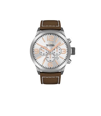 TW-Steel TW-Steel TWMC11 watch with brown leather strap