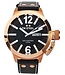 Watch TW-Steel CEO Canteen CE1022 analogue rose 50mm with black leather strap