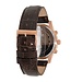 Montre Guess Exec W0076G4 chronographe montre bracelet en cuir marron croco brun de 44 mm
