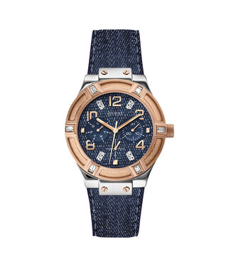 Guess El reloj Guess Jet Setter W0289L1 se elevó 39 mm con correa azul