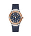 Guess Guess Jet Setter W0289L1 watch rose 39mm with blue strap