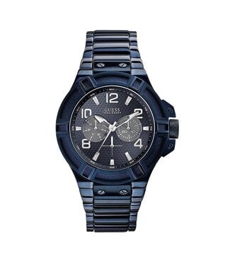 Guess Reloj para hombre Guess Rigor W0218G4 azul 45 mm.