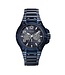 Guess watch W0218G4 Montre analogique pour homme Rigor bleue acier 45mm