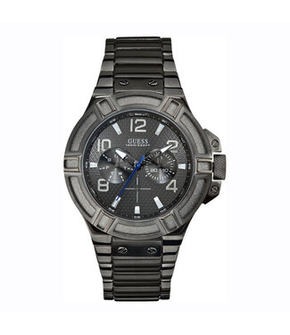 Guess Reloj Guess Rigor W0218G1 para hombre gris oscuro 45 mm