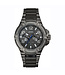 Assista Guess W0218G1 Rigor analógico relógio de aço dos homens cinza escuro 45mm Cinza Gunmetal