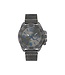 Horloge Guess W0659G3 Viper analoge herenhorloge donkergrijs 46mm leren band