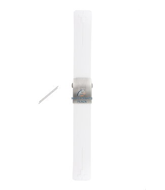 Tissot Tissot T603027565 pulseira de relógio de 21 milímetros de cinta de silicone branco T013420A