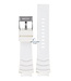 Horlogeband Diesel DZ1168 witte rubberen band 19 mm origineel