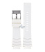 Watch Band Diesel DZ1168 white rubber strap 19mm original