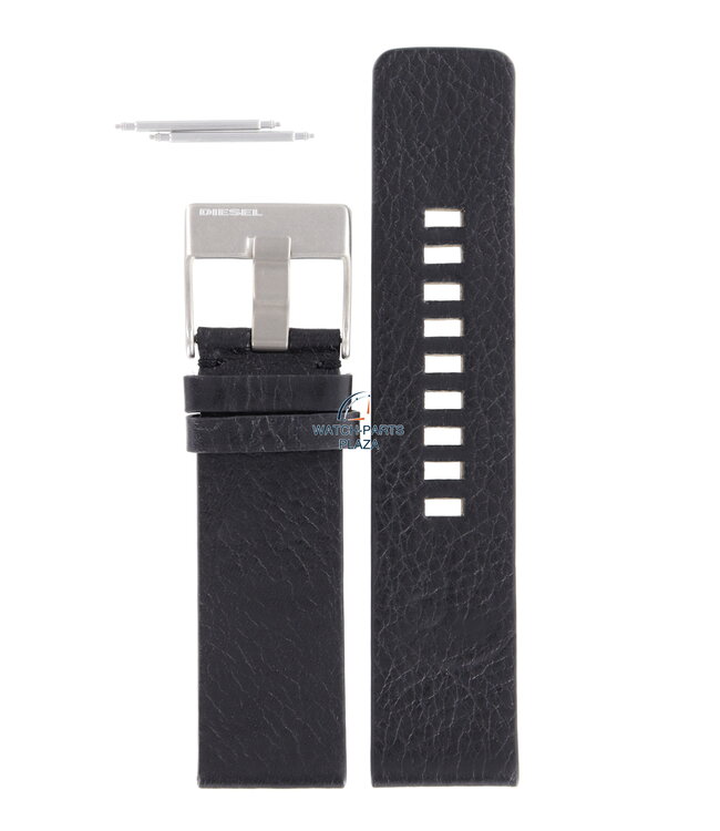 Bracelet montre Diesel DZ1076 / DZ1085 Bracelet en cuir noir 24mm d'origine