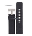 Bracelet montre Diesel DZ1076 / DZ1085 Bracelet en cuir noir 24mm d'origine