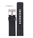 Watchband Diesel DZ1076 / DZ1085 black leather strap 24mm original