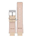 Cinturino in pelle crema WatchBand Diesel DZ1048 18mm beige originale